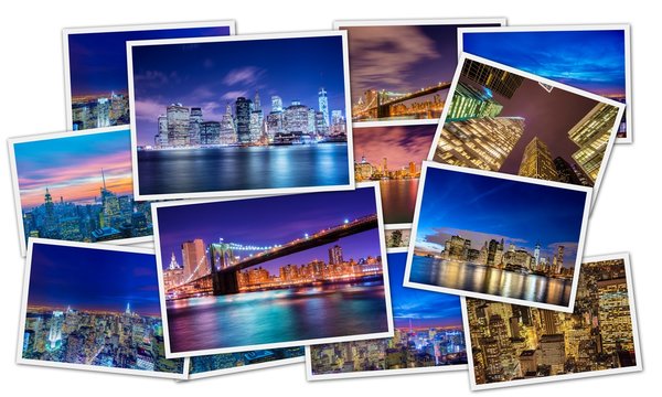 Collage of New York photos