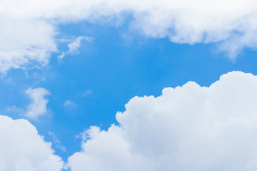 Obraz na płótnie Canvas blue sky and clouds in good weather days