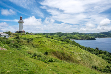Fototapeta na wymiar Lighthouse in Basco , Ivatan island, Batanes