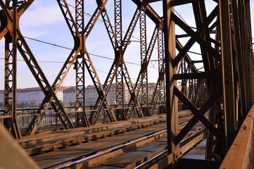 Iron Bridge in Prague