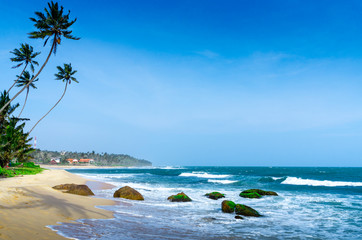 Palolem Beach lagoon, Goa. India.
