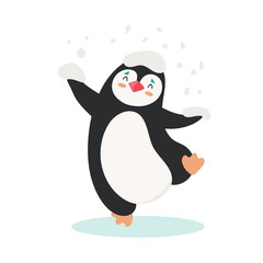 Vector illustration of a penguin.