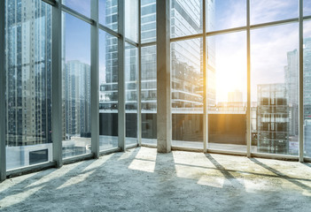 Windows of Skyscraper Business Office