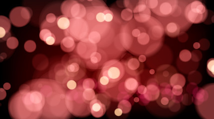 Shining transparent bokeh background. Vector illustration