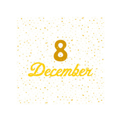 8 December