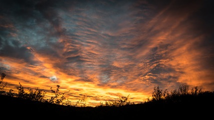 Obraz premium Sky on fire 