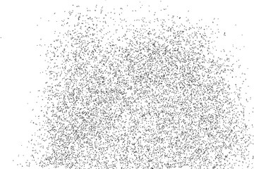 Distressed halftone grunge black and white vector texture - wrapping pack paper background for creation abstract vintage design effect with noise, scratch and grain.