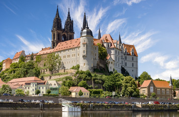 Fototapeta na wymiar castle in Meissen, Saxony, Germany