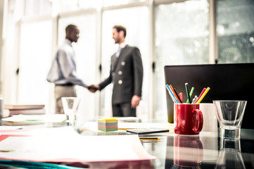 Business handshake