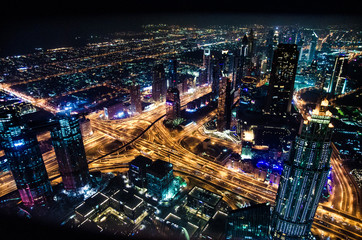 Fototapeta premium Dubai at night