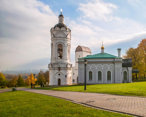 Church-bell tower of St. George in Kolomenskoye, Moscow, Russia