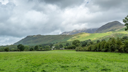 Obraz premium View of the area around Buttermere, Lake District UK