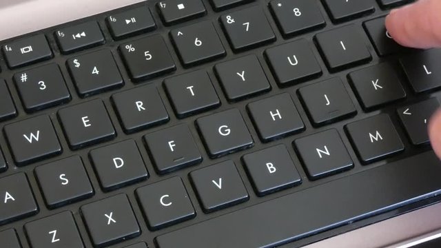 'I Love You' Typing Keyboard