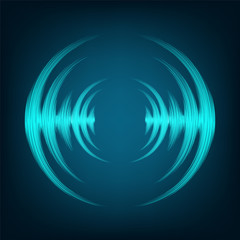 sound waveconcept.