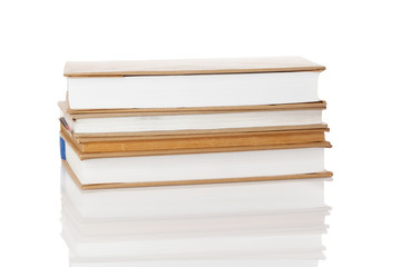 books isolated on white