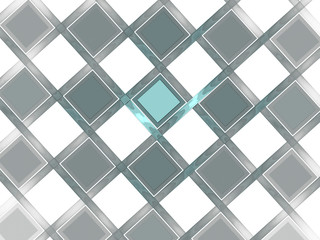 Gray-blue squares on white