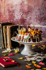 Autumn Harvest Banana Bundt Cake