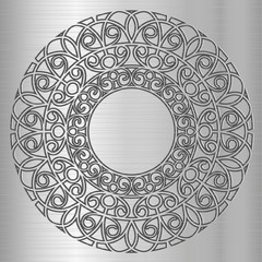 Pattern on metal