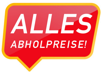 sbn5 SpeechBubbleNew sbn - Verkaufsbanner Sprechblase - ALLES Abholpreise - xxl - g5544