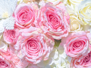 beautiful artificial flowers, decorative hand craft