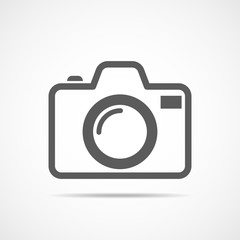 Camera icon. Vector illustration.