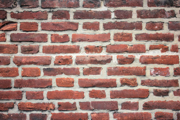 Old dark tone brick wall textures or background.