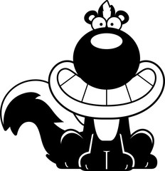 Happy Cartoon Skunk