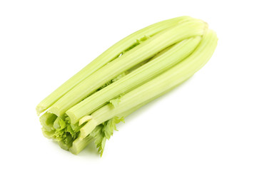 Celery isolated on a white background