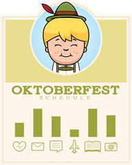 Cartoon Oktoberfest Boy Graphic