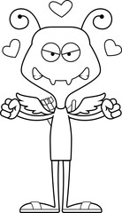 Cartoon Angry Cupid Ant