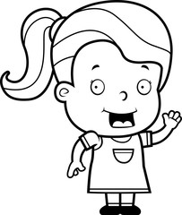 Toddler Waving
