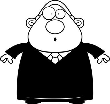 recommend clip art: Surprised Cartoon Judge