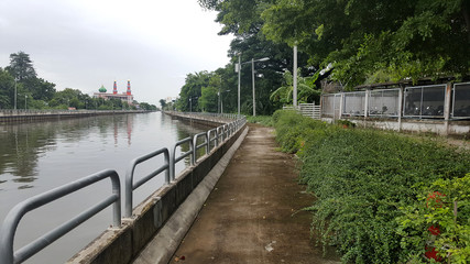 thai canal look so nice and peace