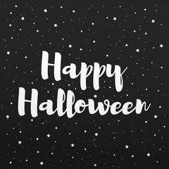 Fototapeta na wymiar Happy Halloween. Halloween text banner. Vector illustration