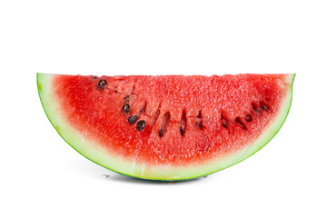 Fototapeta na wymiar watermelon isolated on white background