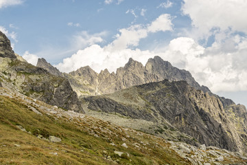 Naklejka na ściany i meble Scenic view of the High Tatras