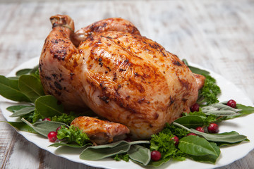 Whole Roasted Chicken for holidays
