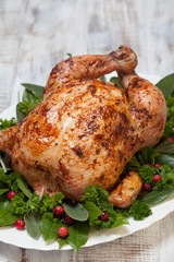 Whole Roasted Chicken for holidays