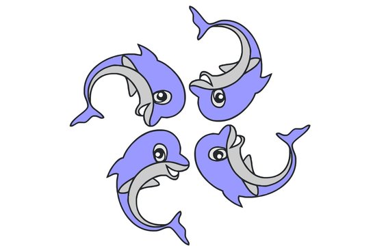 59 BEST "Dolphin Cartoon" IMAGES, STOCK PHOTOS & VECTORS | Adobe Stock