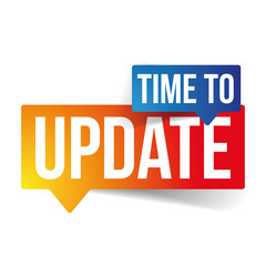 Time to Update speech bubble