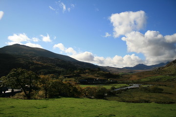 beautiful snowdonia and its nature, Wales, UK