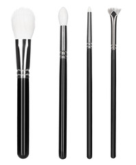 Beautiful professional brushes for make-up from natural fur, set