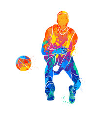 Obraz premium basketball player, ball