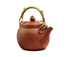Tradition clay teapot - obrazy, fototapety, plakaty