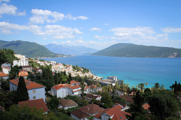 Fototapeta premium Panorama of Herceg Novi, Montenegro