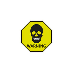 Warning sticker labels for electrical consumers voltage notice