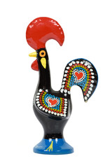 Rooster of Barcelos on white background © mkos83