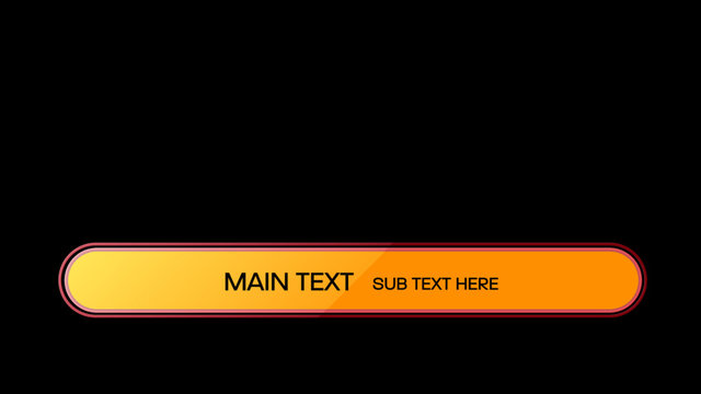 Button Style Lower Third