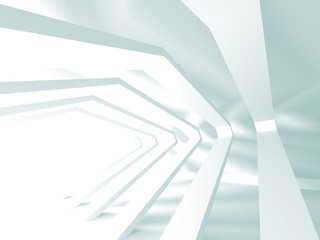 Abstract Modern White Architecture Background