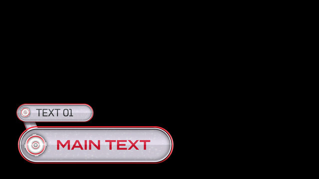 Two Level Mechanical Lower Third